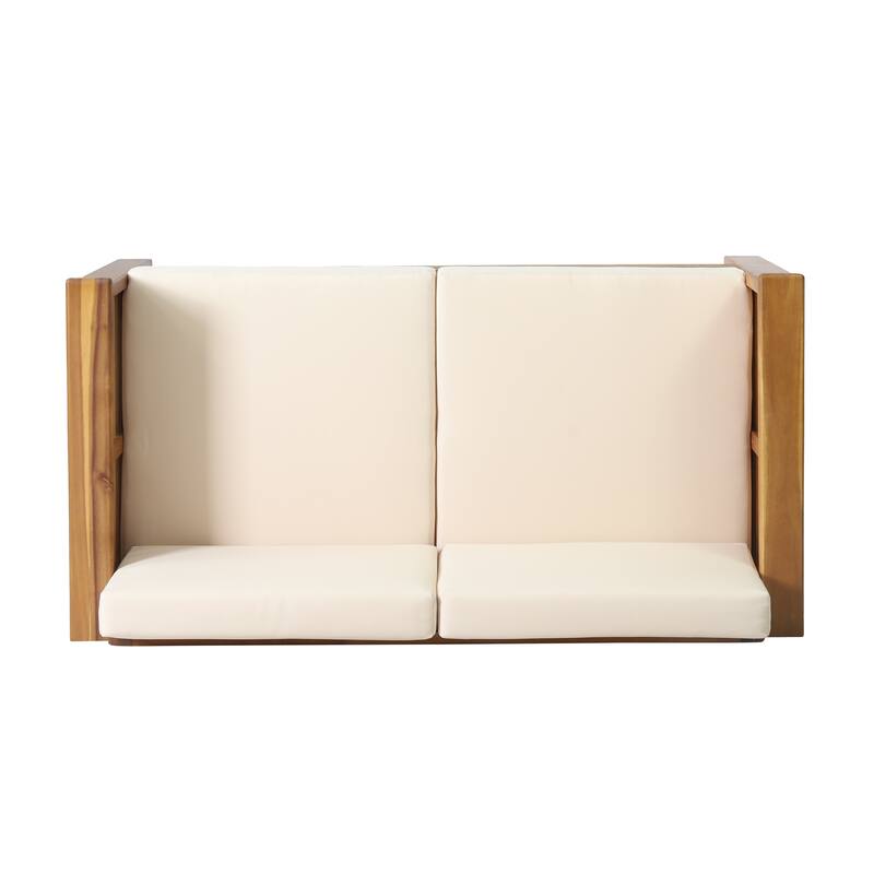 Loveseat and Coffee Table Set with Cushions