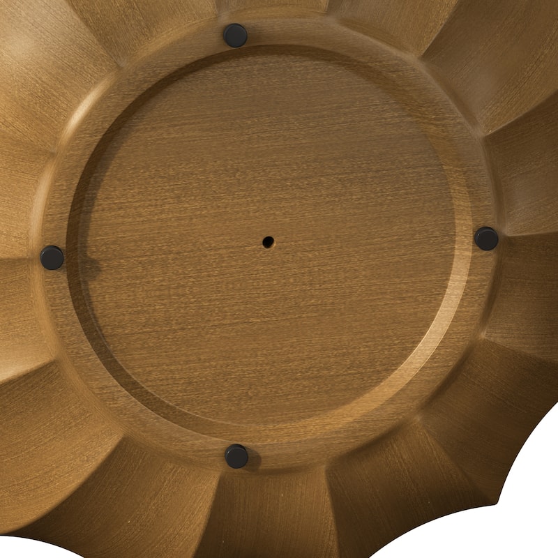 GDFStudio Thoren Magnesium Oxide Outdoor and Indoor Coffee Table with Weather-Resistant Surface