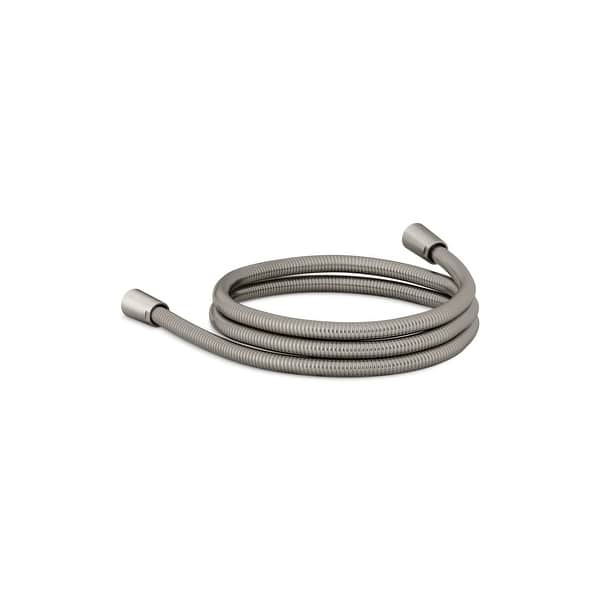 Shop Kohler Awaken 60 Ribbon Hose Vibrant Brushed Nickel K 45982 Bn Overstock 31489197