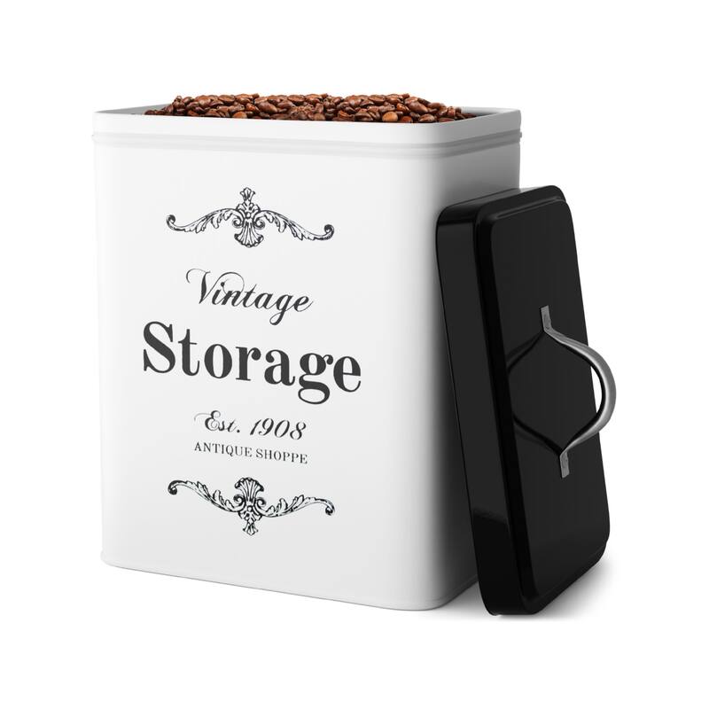 Amici Home Antique Shoppe Vintage Metal Canister - 208 oz.