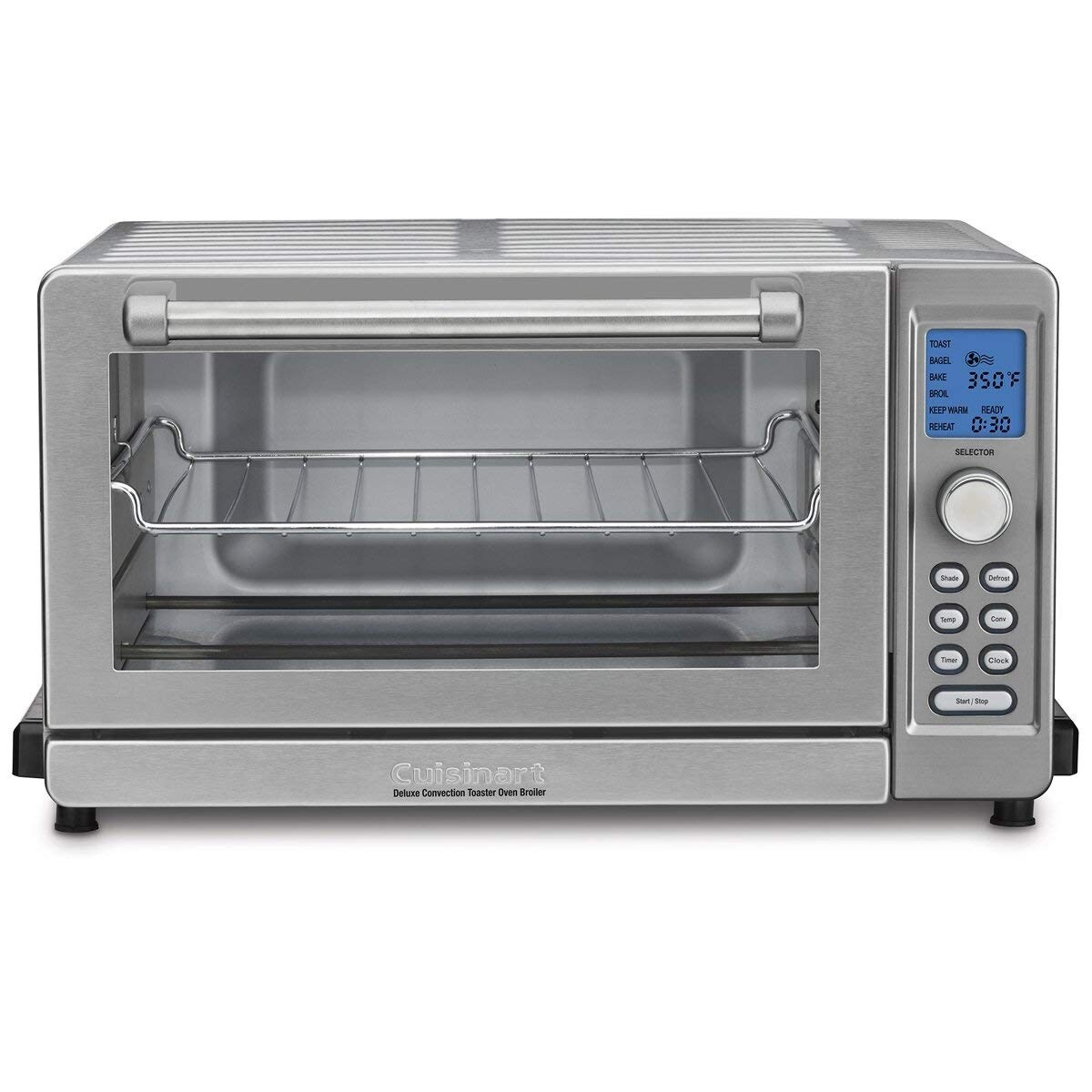 Cuisinart TOB-135FR Deluxe Convection Toaster Oven & Broiler, Silver, Certified Refurbished