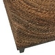 preview thumbnail 4 of 5, Woven Abaca Coffee Table by East at Main