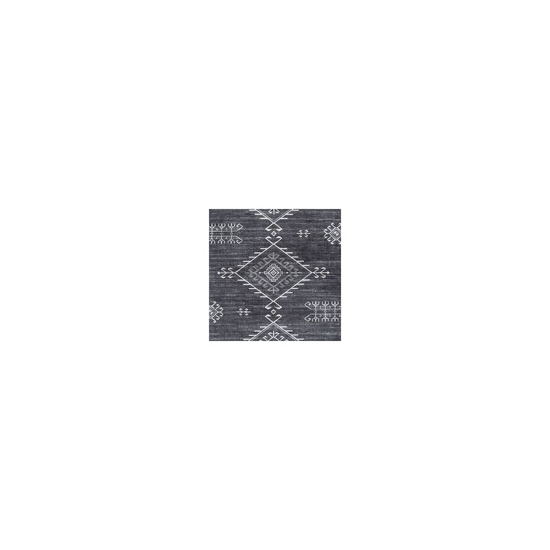 Signature Design by Ashley Arloman Cream/Gray 7'7" x 9'8" Washable Rug