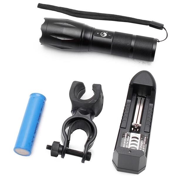 S2 LED 10W 1200 Lumens 500m Focusing White Strong Light Flashlight - 7'9" x 9'9"