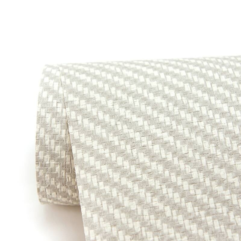 Warner Graham Taupe Chevron Wallpaper