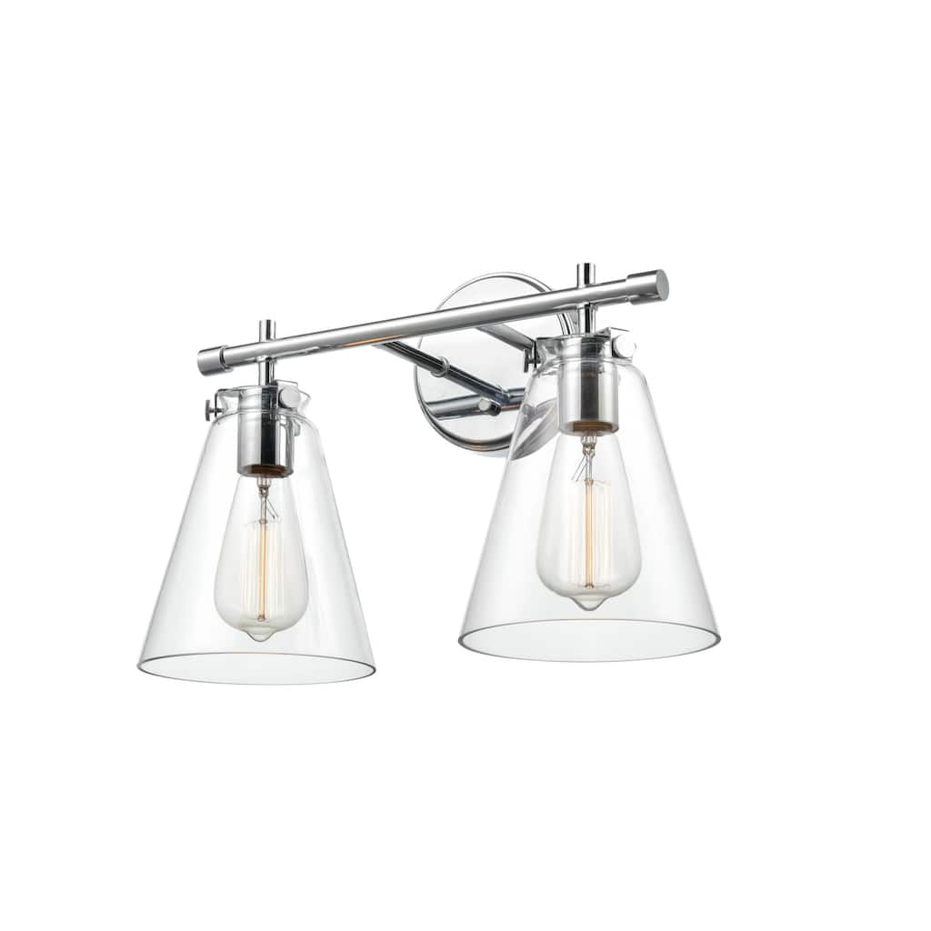 Millennium Lighting 2 Light 16" Wide Bathroom Vanity Light with Clear