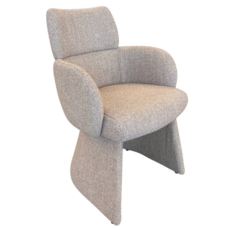 Modern Fabric Dining Chair - Dark Beige