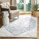 preview thumbnail 4 of 67, SAFAVIEH Handmade Micro-Loop Nuriye Medallion Wool Rug 2'6" x 4' - Blue/Ivory - Rectangle