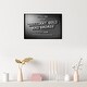 preview thumbnail 7 of 8, Oliver Gal 'Now Playing BOLD' Typography and Quotes Black Wall Art Canvas Print 24 x 16