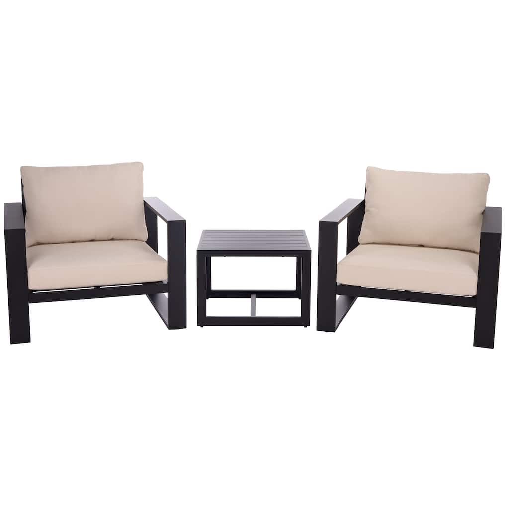 SAFAVIEH Outdoor Living Fash 3-piece Living Set