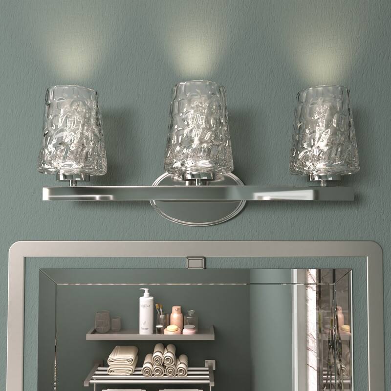 Acroma Modern Bathroom Vanity Light with Art Glass - N/A