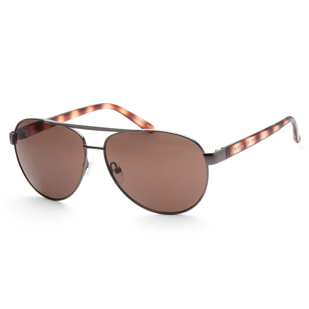 Calvin Klein Women's 61mm Gunmetal Havana Sunglasses