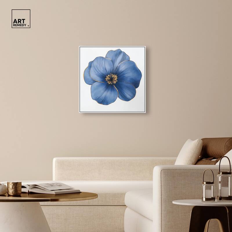 Blue Brilliance II Canvas by Art Remedy