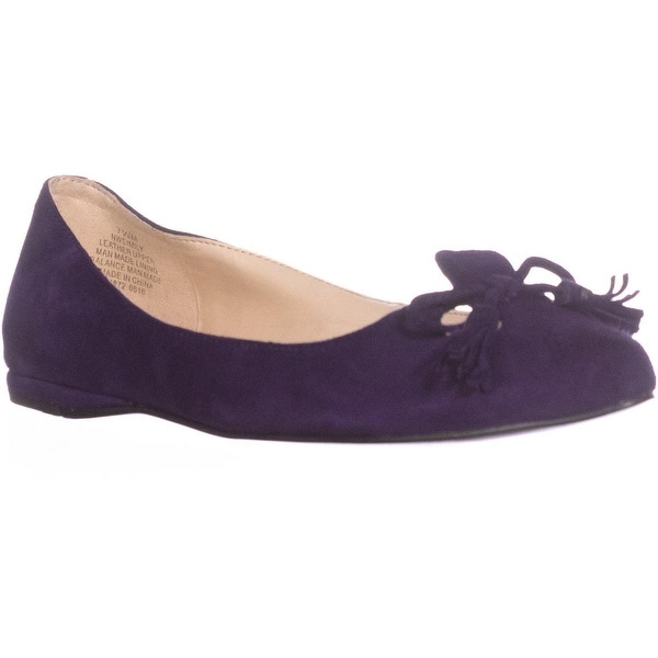 dark purple flats