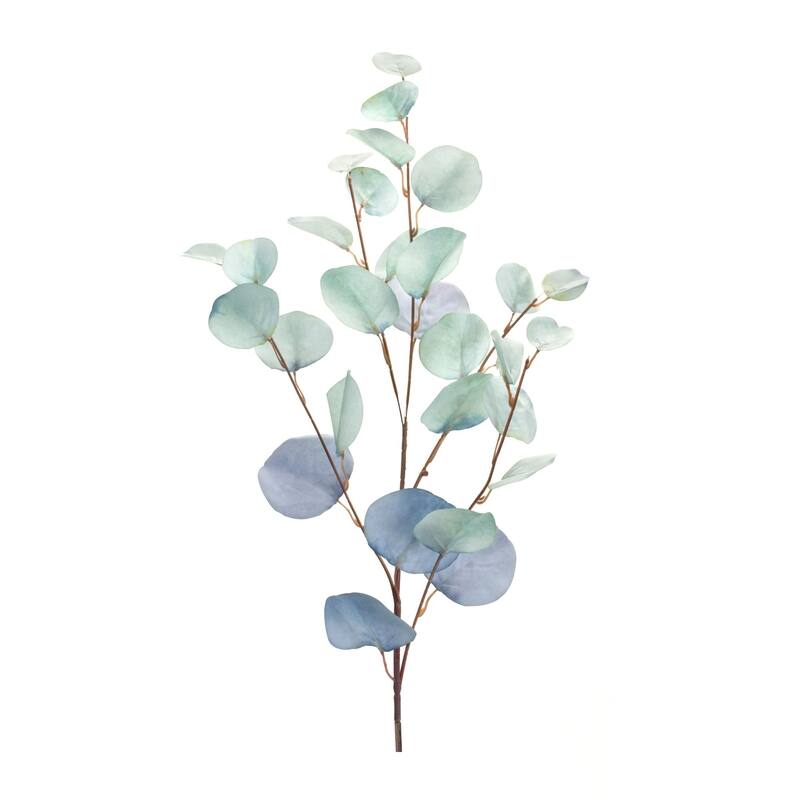 Eucalyptus Artificial Sprays - 34" - Blue and Green - Set of 6