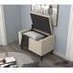 preview thumbnail 3 of 3, Braylen Upholstered Flip Top Storage Bench