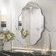 preview thumbnail 3 of 38, Irregular Accent Mirror Scalloped Wall Mirror