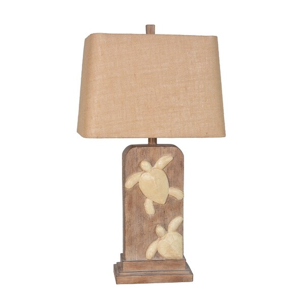 Lamps per SE 29.25 inch Sea Turtle Table Lamp Set of 2 N A
