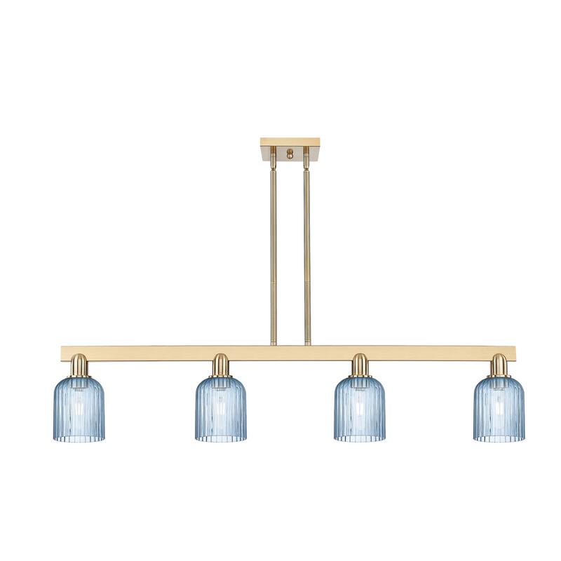 Innovations Lighting Downtown Urban - Bridal Veil - 4 Light 48" Stem Hung Island Light