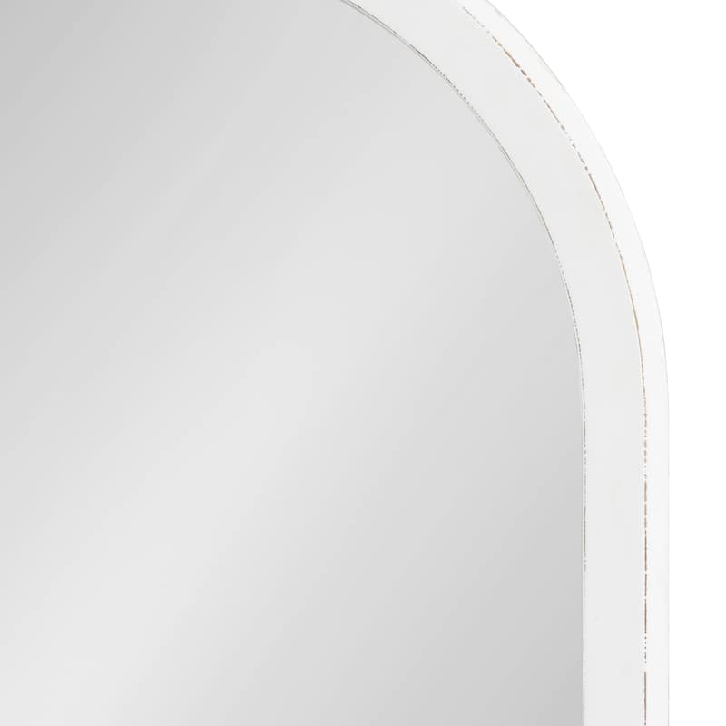 Kate and Laurel Hartman Wood Framed Arch Wall Mirror