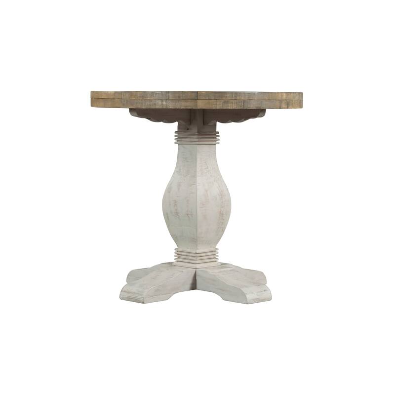 Napa 26" Wide Solid Wood Round End Table