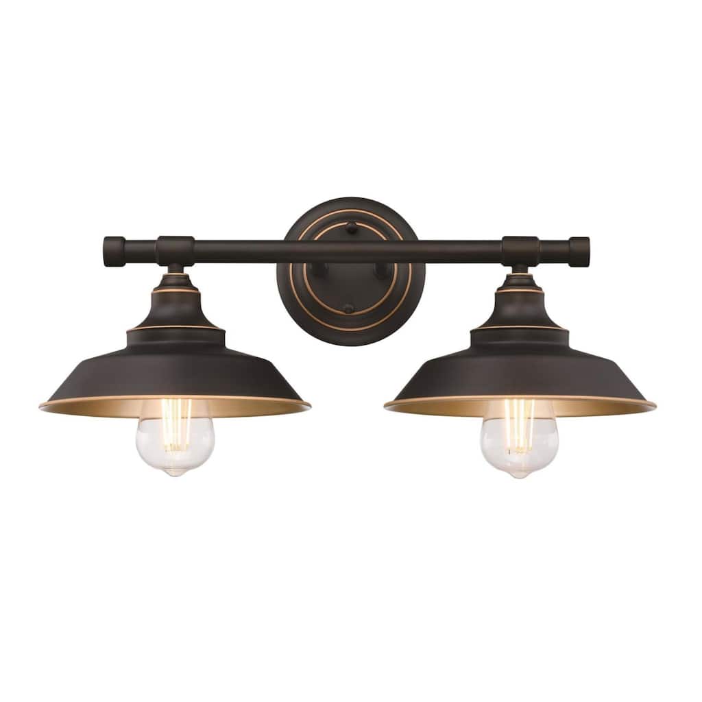 Westinghouse 6132900 Iron Hill 2 Light 8" Tall LED Wall Sconce