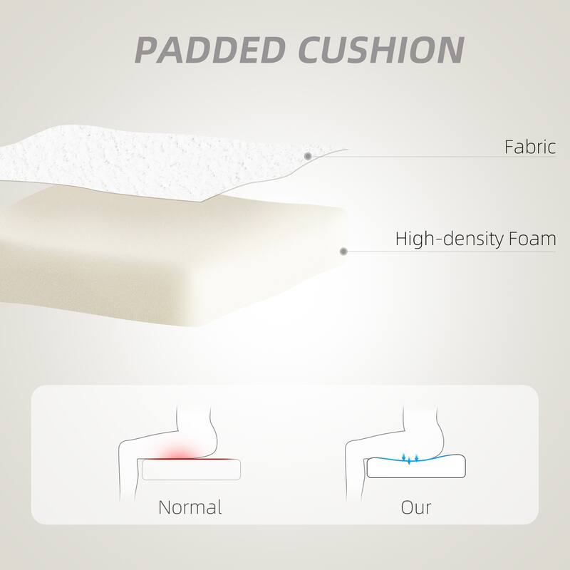 Heart Shape Office Chair Swivel Wheels Adjustable Height Plush Fabric