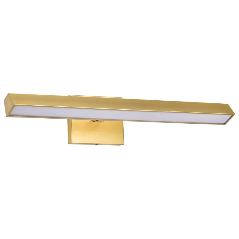 Mila 2 Foot LED Picture Light 3 CCT Selectable Vintage Brass Finish Acrylic Lens - Vintage Brass
