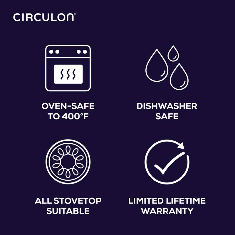 Circulon Symmetry HardAnodized Nonstick Cookware Induction Pots and