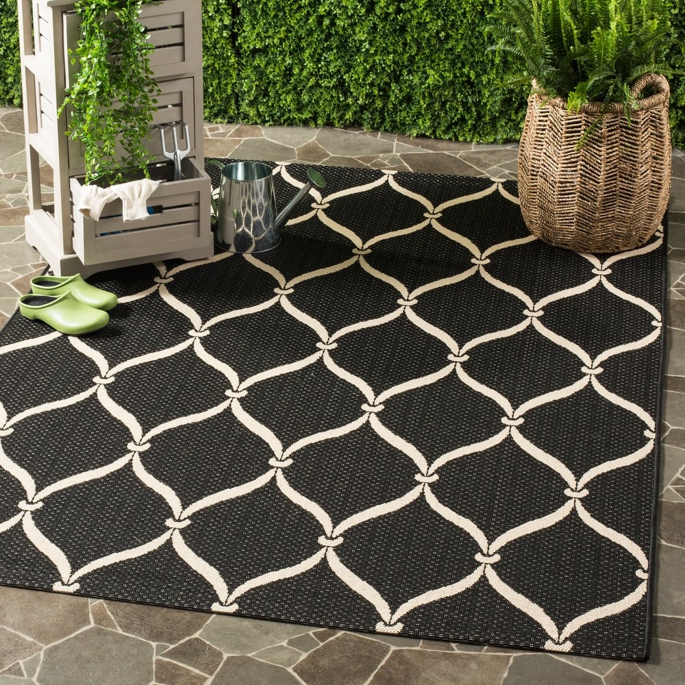SAFAVIEH Courtyard Liya Indoor/ Outdoor Waterproof Patio Backyard Rug