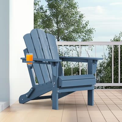 HDPE Plastic Outdoor/Indoor Adjustable Folding Adirondack Chair
