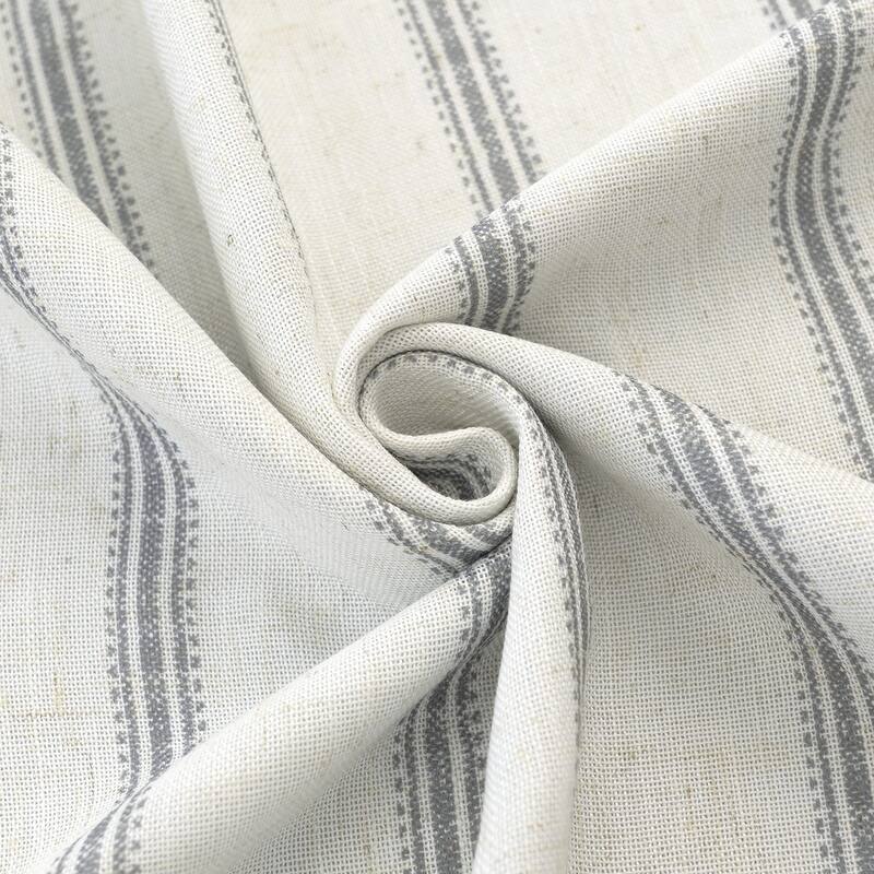 DriftAway Farmhouse Linen Blend Blackout Valance