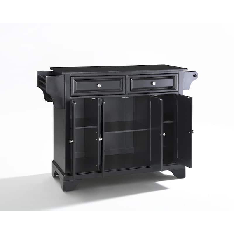 Kitchen Island Granite Top Full Size - Portable Kitchen Cart with Storage & Drawers - Modern Kitchen Furniture