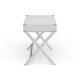 preview thumbnail 23 of 27, Kenton X Base Wood Accent Campaign Writing Desk iNSPIRE Q Modern