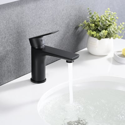 Luxury Single Hole Solid Brass Bathroom Basin Sink Faucet