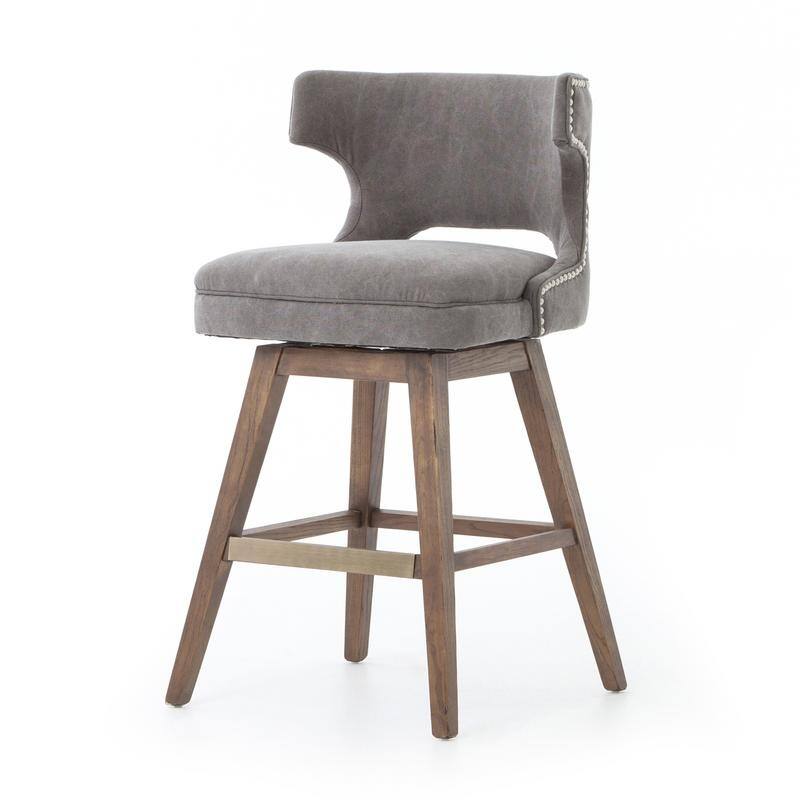 Ashford Task Stool Wingback Upholstered 26-inch Counter Stool ...