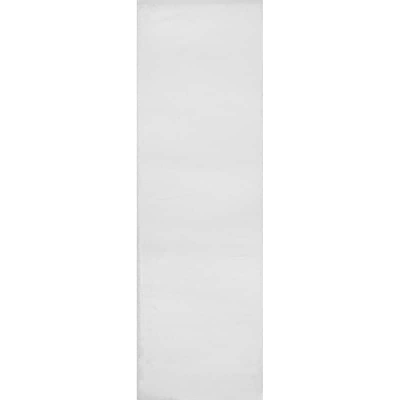 Nuloom Layne Soft Silky Faux Rabbit Fur Area Rug