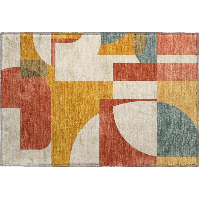Premium Washable Super Soft Geo Modern Mayfield Rug