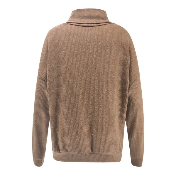 loose turtleneck sweater