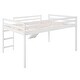 preview thumbnail 7 of 12, Full Size Multifunctional Loft Bed With Slide for Home