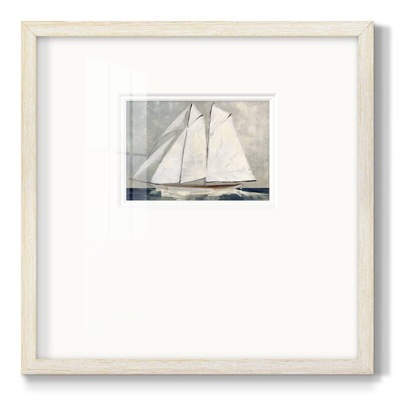 Setting SailPremium Framed Print - 16x16 - White