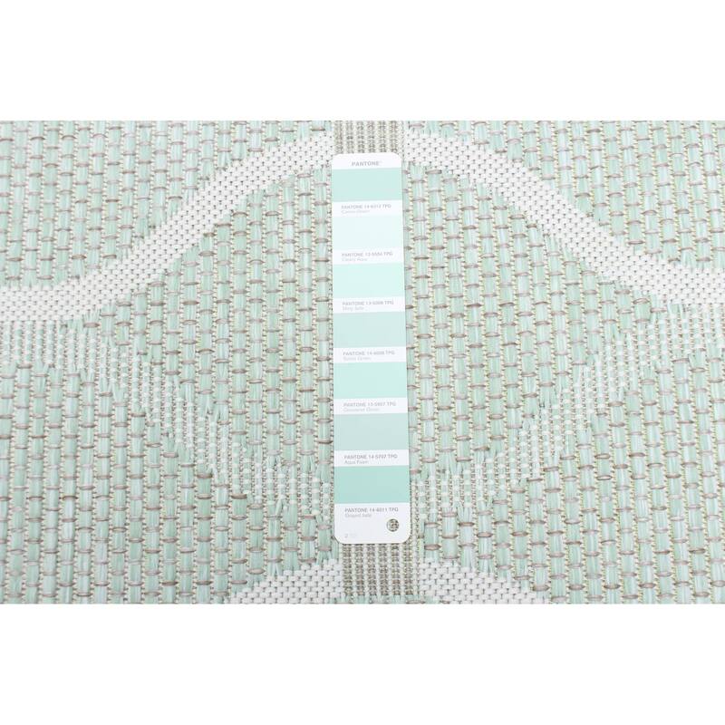 ECARPETGALLERY Veranda Abstract Indoor/ Outdoor Rug