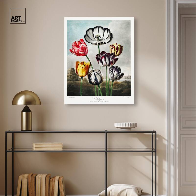 Tulips 1807 Canvas by Art Remedy, Gallery Wrapped