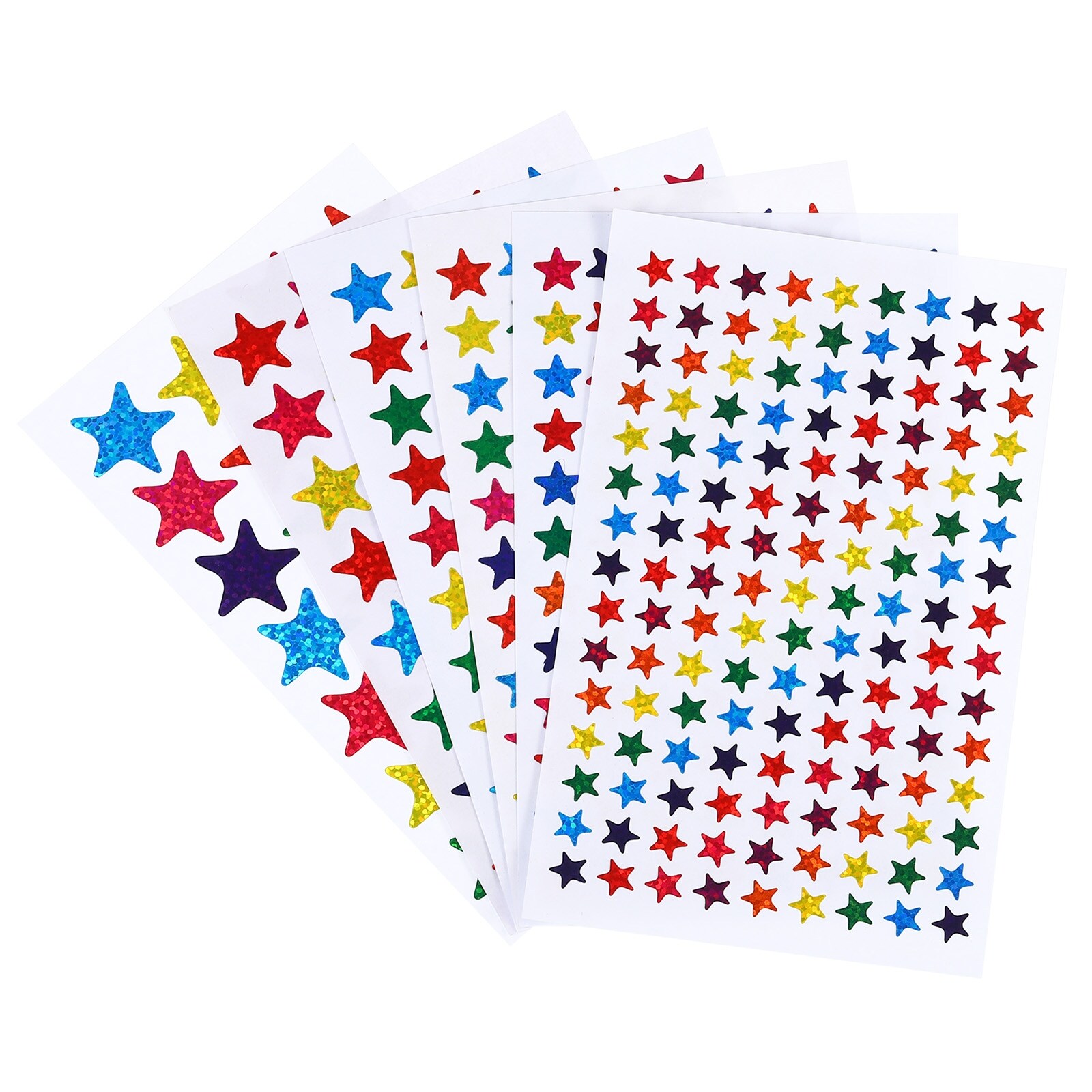 8 Sheet 632 Pieces Foil Star Stickers Reward Star Stickers Labels