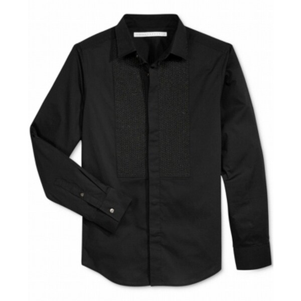 Shop Sean John NEW Deep Black Mens XL Studded Panel Long ...