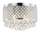 preview thumbnail 16 of 20, Ellen 3-Light Crystal Drops/Metal ,LED Flush Mount, by JONATHAN Y