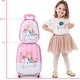 preview thumbnail 5 of 4, 2 PCS Carry On Kids Luggage Set w/4 Wheels & Telescoping Handle