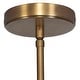 preview thumbnail 9 of 7, Uttermost Gaia 1 Light Watered Glass Pendant - N/A