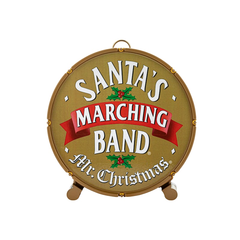 6 in. Animated Santas Marching Band