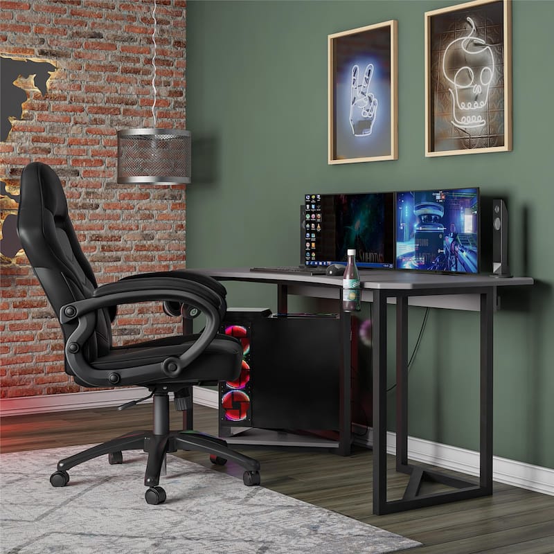 NTense Quest Gaming Desk with CPU Stand